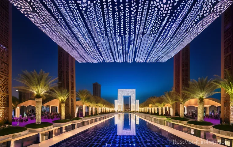 다감각 예술 경험 디자인의 인사이트 도출 - **"In a sleek, futuristic art exhibition space, several individuals (men and women, diverse in age, ... 다감각 예술 경험 디자인의 인사이트 도출 - **"In a sleek, futuristic art exhibition space, several individuals (men and women, diverse in age, ...